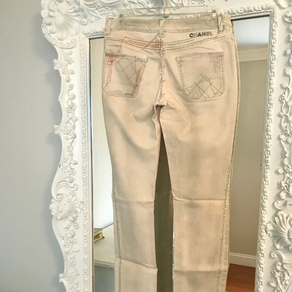 CHANEL Embroidery Logo Jeans - Picture 7 of 13